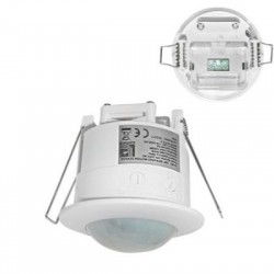 Ceiling Mounted Infrared Motion Sensor 360° 5A 230V - 10-501 - adeleq