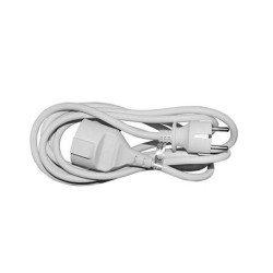 Cable extension 3x1.5mm² 3m white - Adeleq