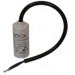 Permanent motor capacitor - 14MF (With cable) - F1M40140PC - LIFASA