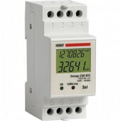 Single-phase - energy meters -  22,5Α 2Μ ENERGY-230 D22 - VEMER