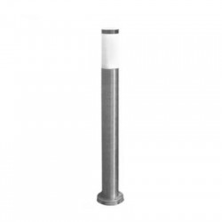Ground Pillar Inox Lighting Fitting h30cm Φ75 E27 IP44 satin - adeleq