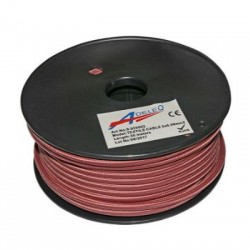 Textile flexible cable 2x0.50mm² Metal Pink - adeleq
