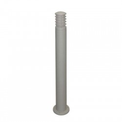 Ground Pillar Aluminum Cylinder with shades with base Lighting fitting D90mm 7113-1000 E27 IP44 grey - adeleq 
