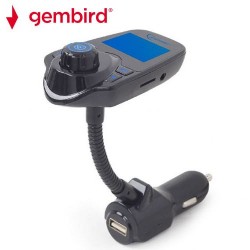 Digital FM transmitter bluetooth black - BTT-01 - Gembird   