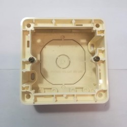 Surface mount box 1 Cream -  IP41 - L889 - ELKO 