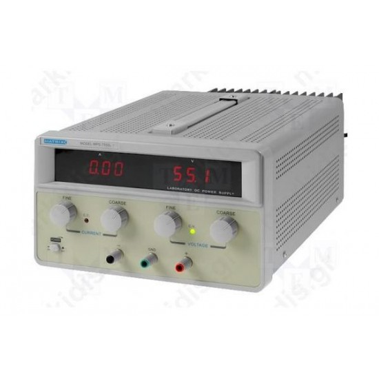 Power supply unit laboratory Channels:1  0x75 VDC; 0x5A - Matrix