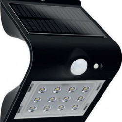 Smart solar sensor black flood luminaire - PAPILLON - aca