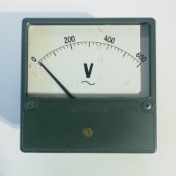 Analog Voltmeter 0-600V  / YR-15 - MITSUBISHI