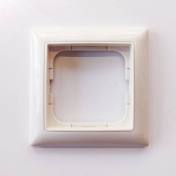 Frame 1s with decor frame - iwory white - Basic - Busch-Jaeger