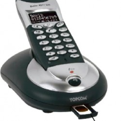 Dect cordless telephone with SIM Card reader - Butler 4011SIM - TOPCOM