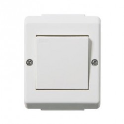 Two way switch alleretour Surface  White - IP55 - S16/6 VP - ELKO