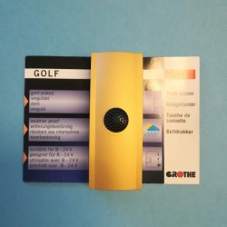 Button gold - 1 key - GOLF - GROTHE