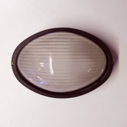 Bulkheadwall luminaire - E27 60W - Black - aca