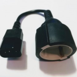 Adaptor UPS plug male to plug schuko female - JM-DZ3 - GEMBIRD