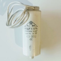 Permanent motor capacitor - 4.5MF (With cable) - K-A  M-A