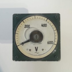Analog Voltmeter 0-600V  / LS-110 - MITSUBISHI