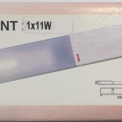 Fluorescent light White PL 1x11W - Reglette compact600
