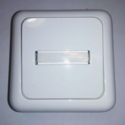 Inscription Button with lamp white - Sifnos 767 - aliberti