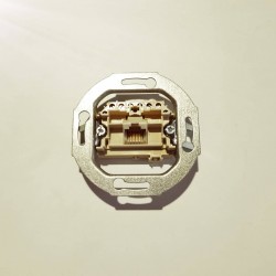 Socket  - 1xRJ11 - mechanism - Telegartner