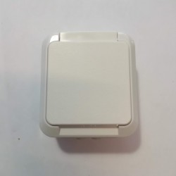 Souko Socket waterproof IP54 - white - Λ1231 - AQUA